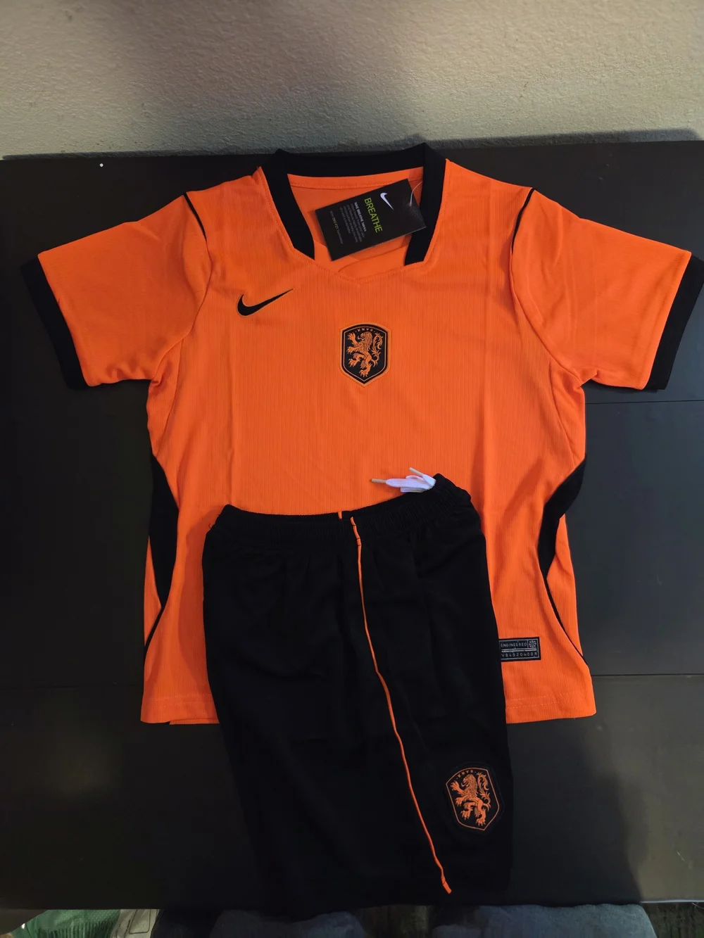 Nike Kids Orange Holland Soccer Jersey